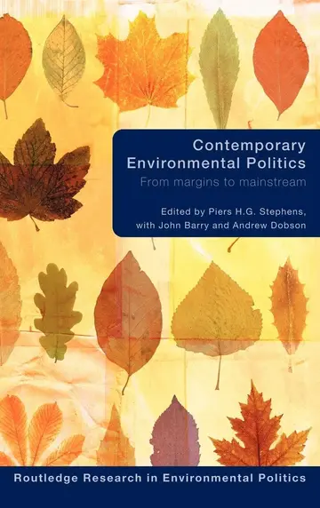 Cover of Contemporary Environmental Politics