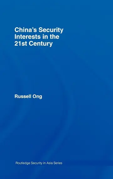 Cover of China's Security Interests in the 21st Century