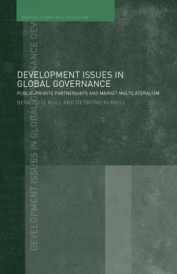 Cover of Development Issues in Global Governance