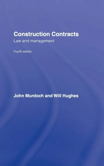 Cover of Construction Contracts