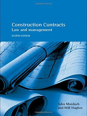 Cover of Construction Contracts