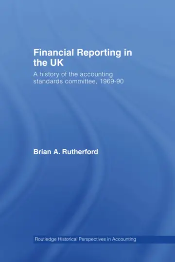 Cover of Financial Reporting in the UK