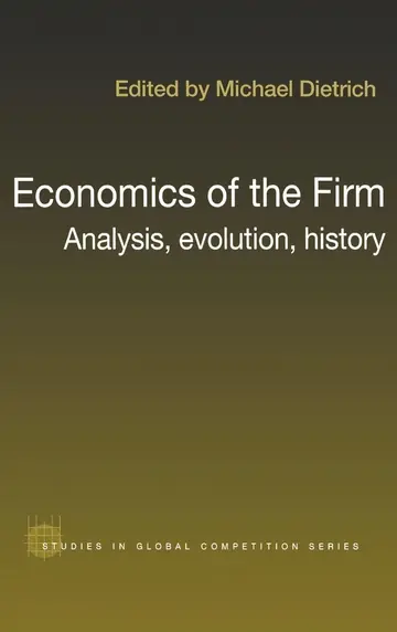 Cover of Economics of the Firm