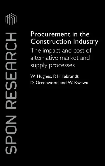 Cover of Procurement in the Construction Industry