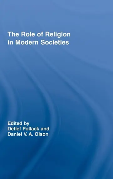 Cover of The Role of Religion in Modern Societies