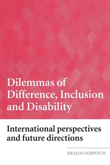 Cover of Dilemmas of Difference, Inclusion and Disability