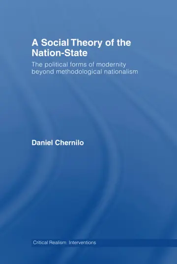 Cover of A Social Theory of the Nation-State