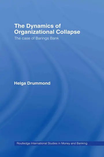 Cover of Dynamics of Organizational Collapse
