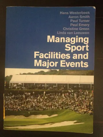 Cover of Managing Sport Facilities and Major Events