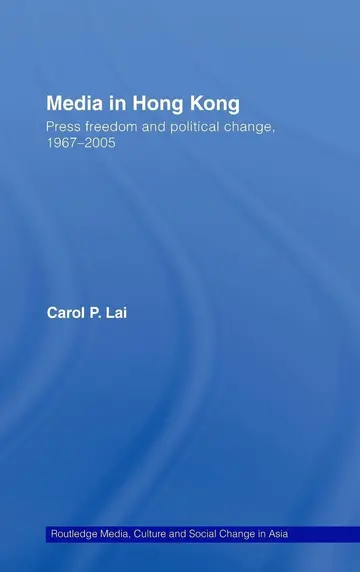 Cover of Media in Hong Kong