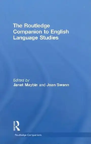 Cover of The Routledge Companion to English Language Studies