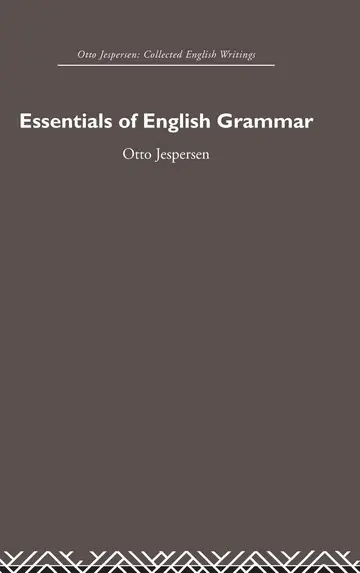 Cover of Essentials of English Grammar