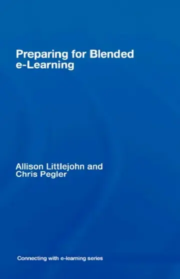 Cover of preparing for blended e-learning