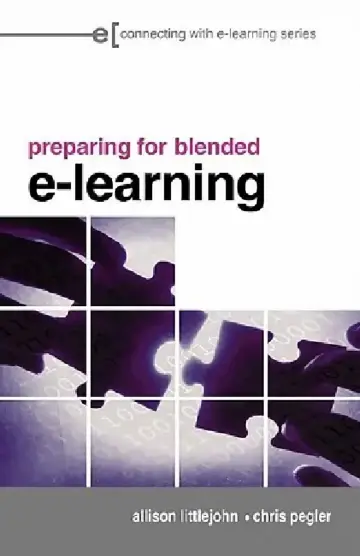 Cover of preparing for blended e-learning