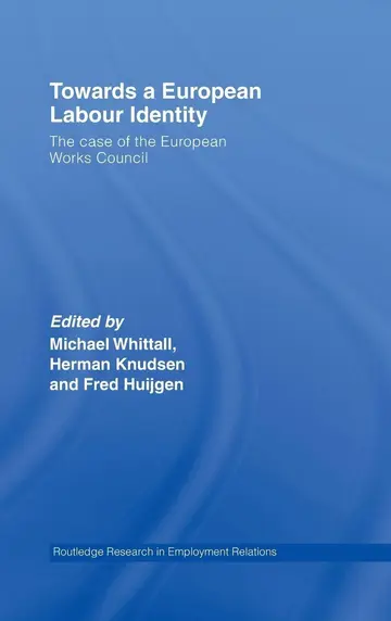 Cover of Towards a European Labour Identity