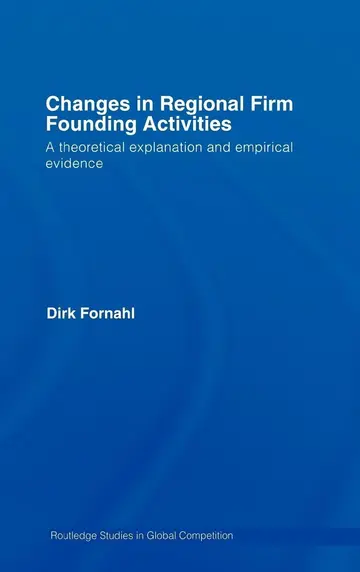 Cover of Changes in Regional Firm Founding Activities