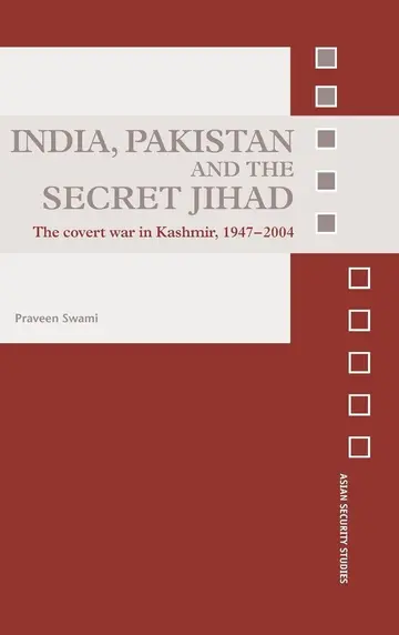 Cover of India,Pakistan and the Secret Jihad