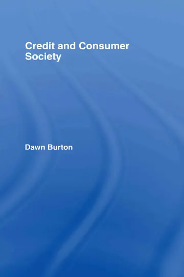 Cover of Credit and Consumer Society