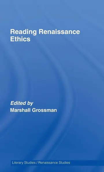 Cover of Reading Renaissance Ethics