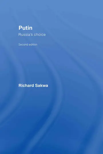 Cover of Putin, Russia's Choice