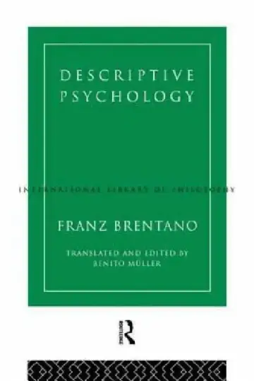 Cover of Descriptive Psychology