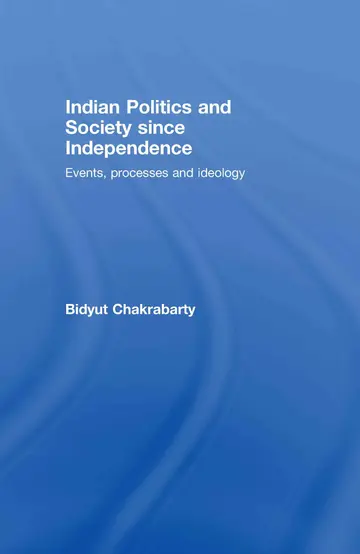 Cover of Indian Politics and Society Since Independence