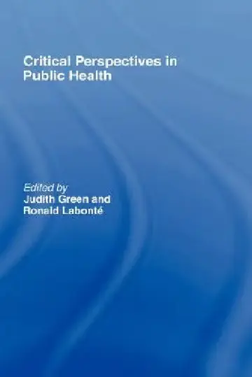 Cover of Critical Perspectives in Public Health