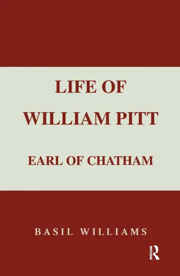 Cover of The Life of William Pitt, Volume 1