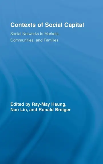Cover of Contexts of Social Capital