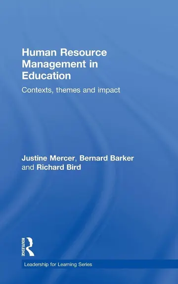 Cover of Human Resource Management in Education