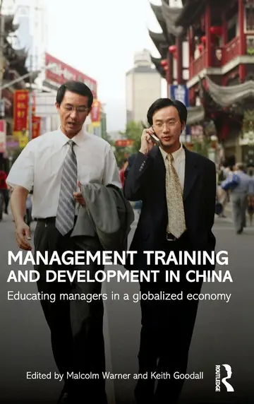 Cover of Management Training and Development in China