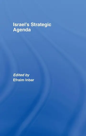 Cover of Israel's Strategic Agenda