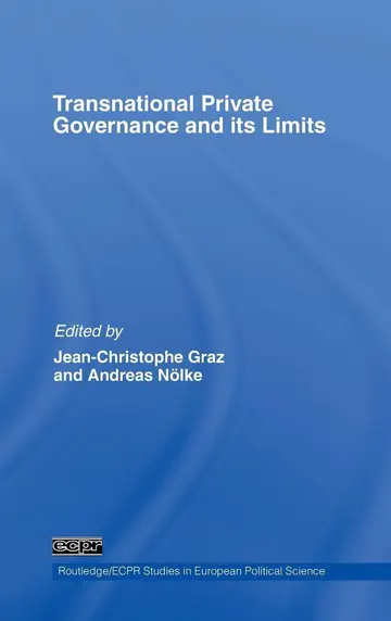 Cover of Transnational Private Governance and Its Limits