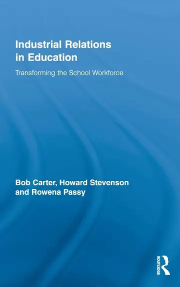 Cover of Industrial Relations in Education