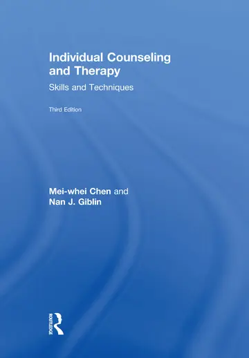 Cover of Individual Counseling and Therapy