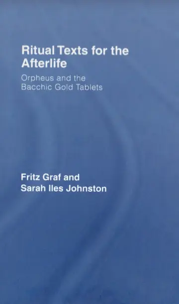 Cover of Ritual Texts for the Afterlife