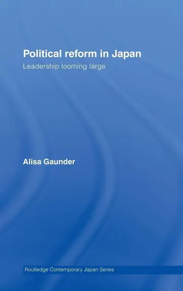 Cover of Political Reform in Japan