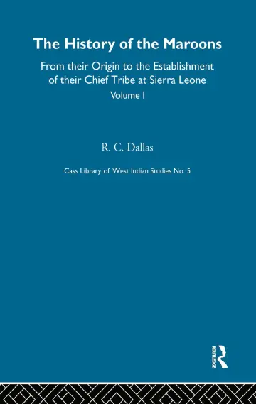 Cover of History of the Maroons