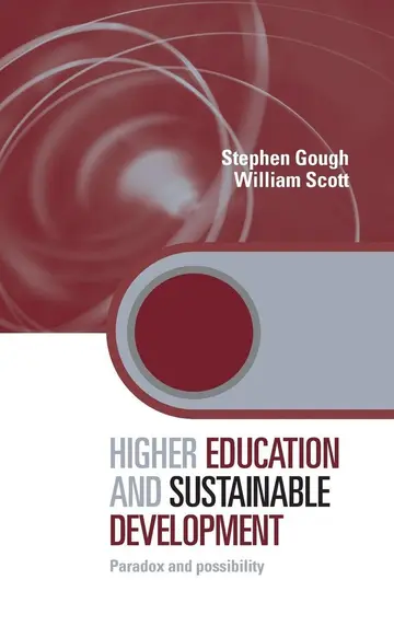 Cover of Higher Education and Sustainable Development