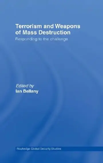 Cover of Terrorism and Weapons of Mass Destruction