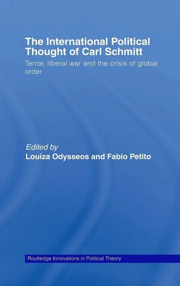 Cover of International Political Thought of Carl Schmitt