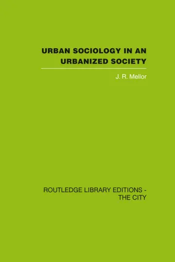 Cover of Urban Sociology in an Urbanized Society
