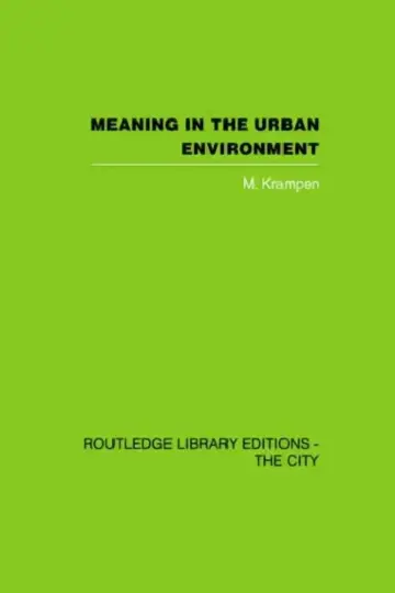 Cover of Meaning in the Urban Environment