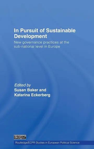 Cover of In Pursuit of Sustainable Development