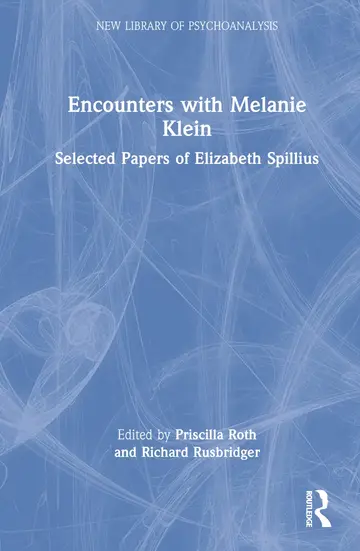 Cover of Encounters with Melanie Klein