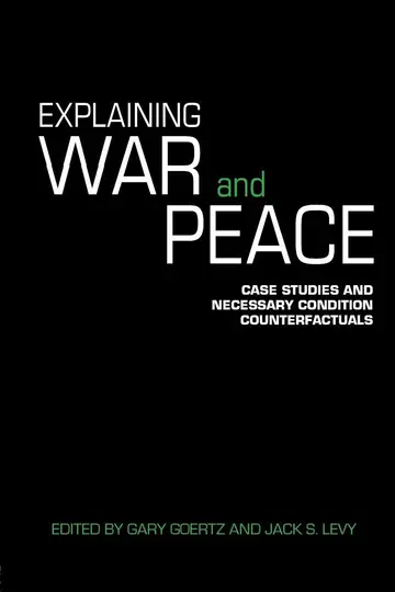 Cover of Explaining War and Peace