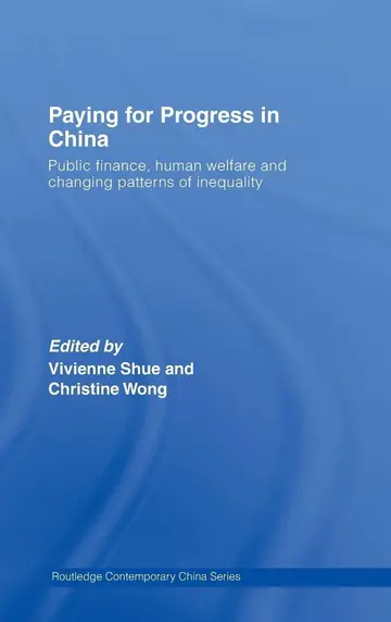 Cover of Paying for Progress in China
