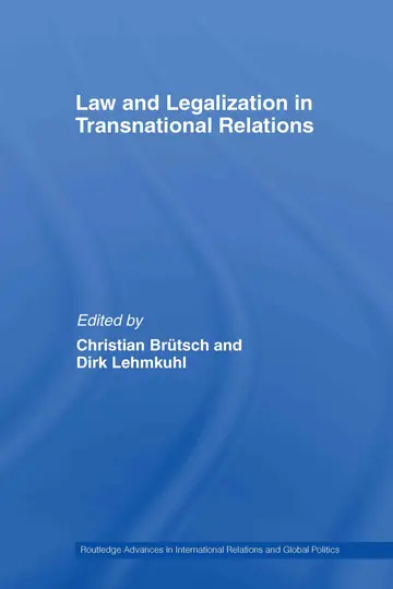 Cover of Law and Legalization in Transnational Relations