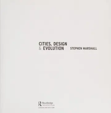 Cover of Cities Design and Evolution