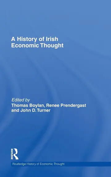 Cover of A History of Irish Economic Thought